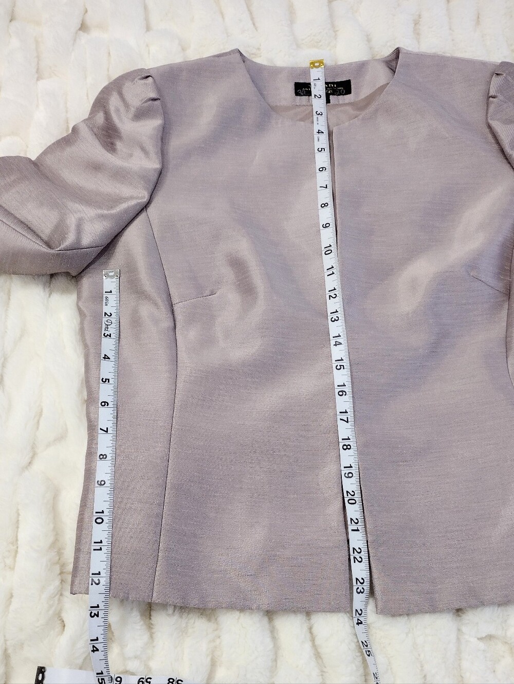 Tahari Sz 14 Women's Taupe Skirt Suit - Classic Three-Piece Set - Picture 9 of 16